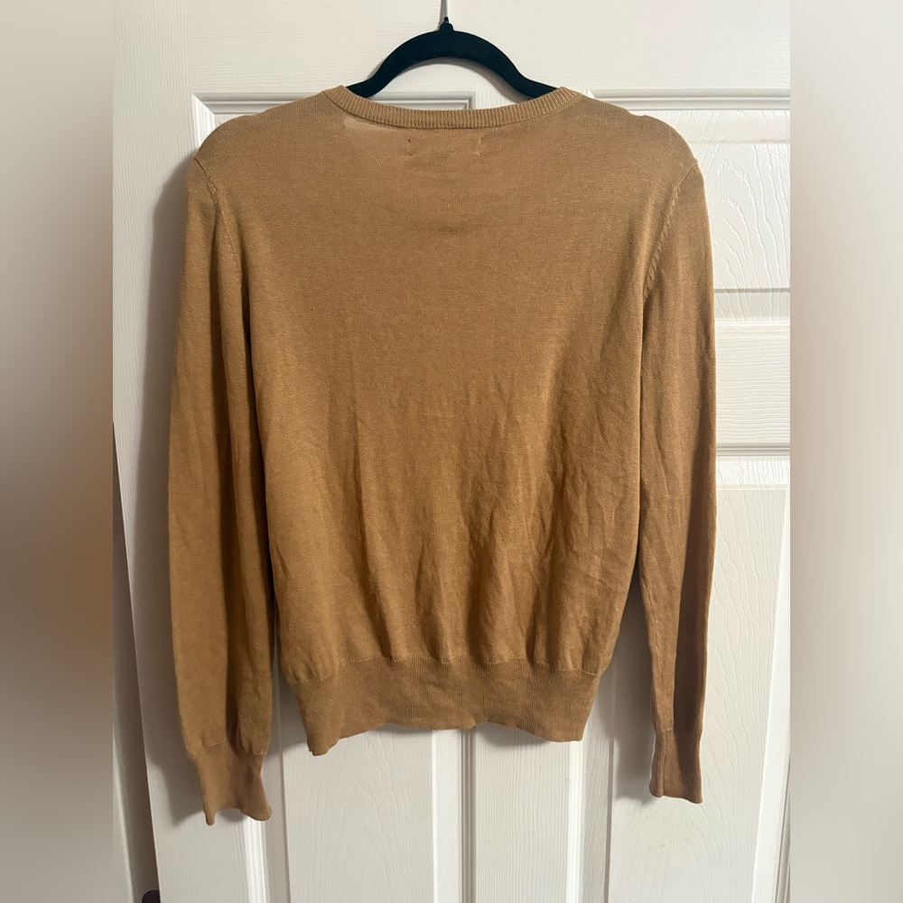 Jones New York NWT women's cardigan button down sequins brown size M - Picture 4 of 4
